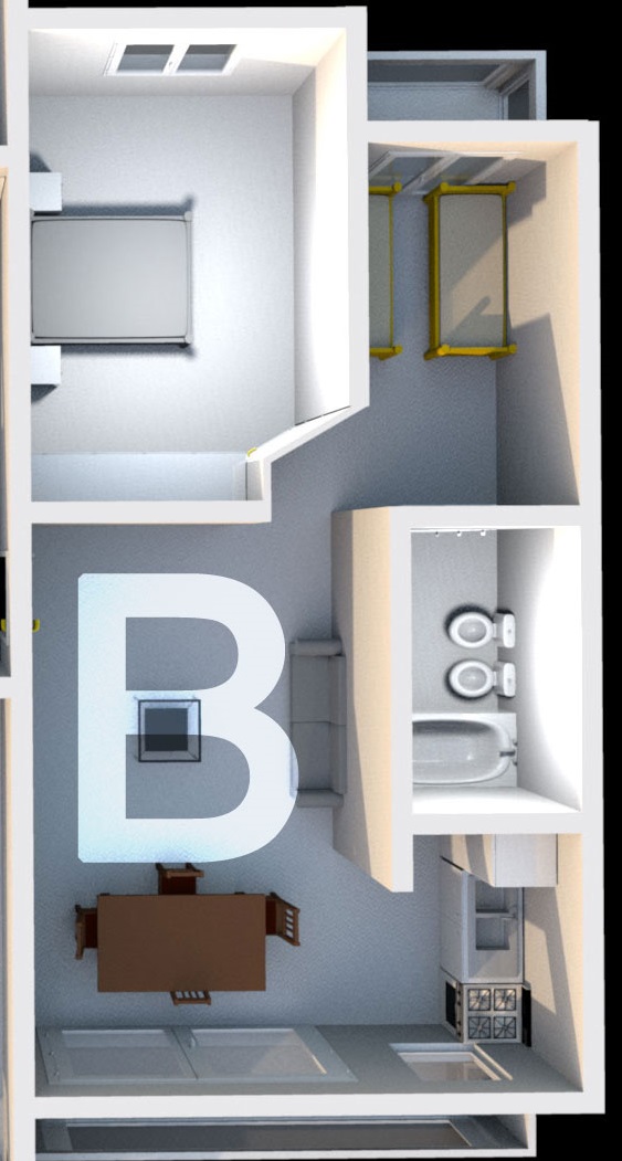 Plano Departamento Tipo B